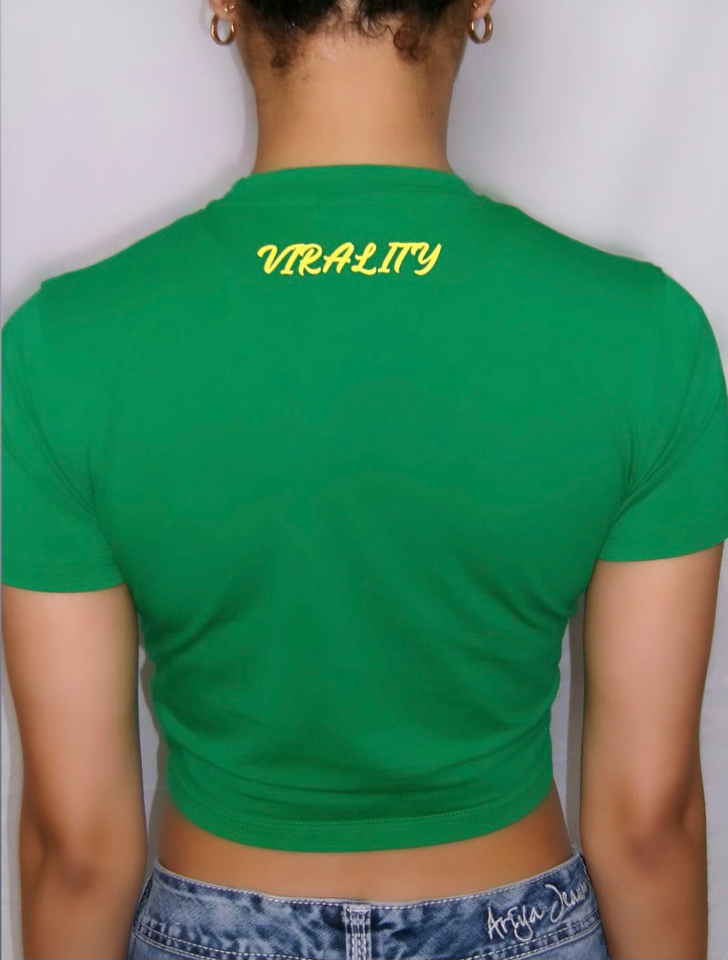 Viral Crop Top - Green