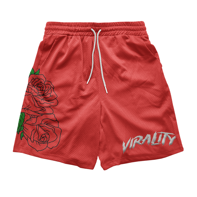 OG Virality Mesh Shorts - Cherry